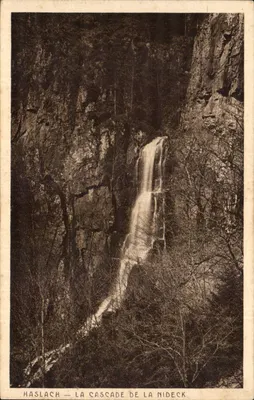 Haslach — A cascata da Nideck — Braun & Cie editores