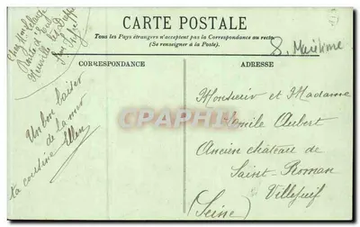 Dieppe — 'La Tamise' nell'Avant-Port — LL. n°95 — Verso