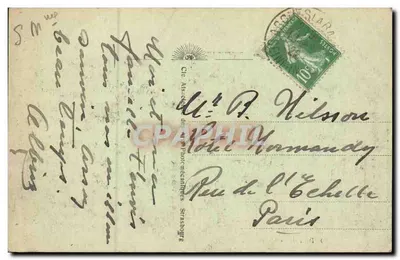Dieppe — Estakada — Stara pocztówka n°50, wydawca C.A.P. — Rewers