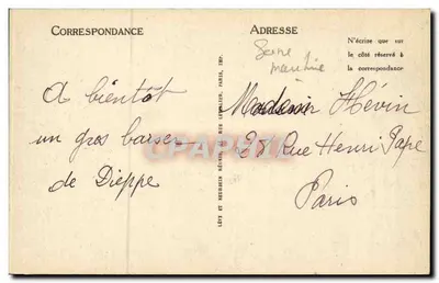 Dieppe — Kasyno (R. Jourde, Arch.) i Plac — LL — Rewers