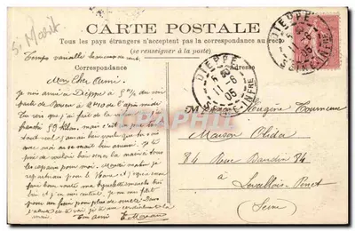 Dieppe — Kasyno — Wydawca M, nr 563 — Rewers