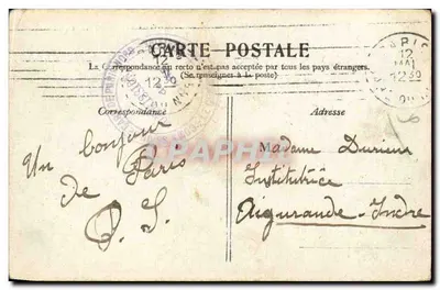 PARIS — O Arco do Triunfo do Carrousel — editor não visível — Verso
