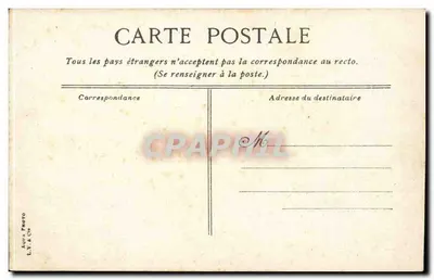 Fontainebleau - O Palácio da Porta Dourada — editor L.Y. & Ch. — Verso