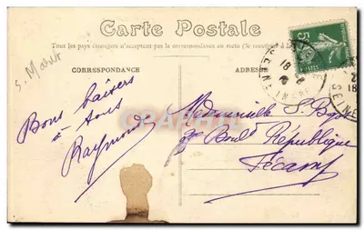 Dieppe — Fronton kasyna — Wydawca A. Bettembos — Rewers