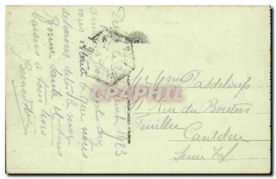 Dieppe — Kasyno, plaża i skały — wydawca nieznany, n° 22 — Rewers