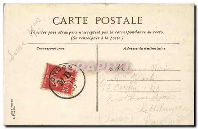 Dieppe — Les Tourelles — Editor L.Y. & Cie, n°21 — Verso