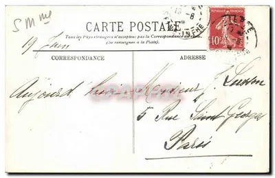 Dieppe — Hotel Metropole — Wydawca nieznany, numer serii nieczytelny — Rewers
