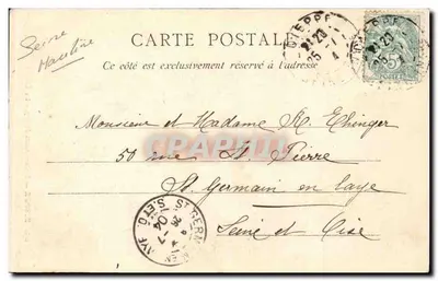 Dieppe — Kościół Świętego Remy’ego — Le Chœur — C.L. Bertha — Rewers