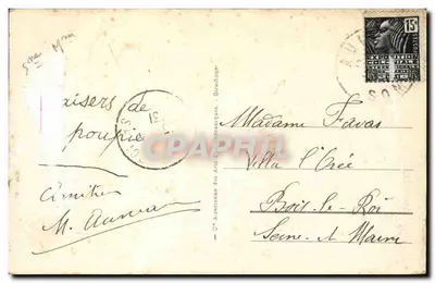 Dieppe - Boulevard Verdun — Hôtel Royal Restaurant — wydawca nieznany, n° 285 — Rewers