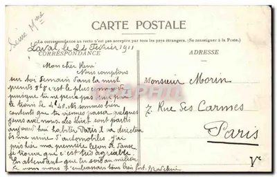 Dieppe — Kasyno — Wydanie Galerii Paryskich — Rewers