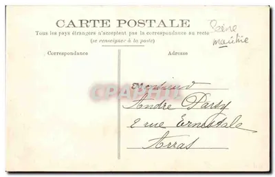 Dieppe — Fronton kasyna — G. Marchand, nr 401 — Rewers