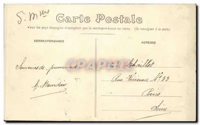 Dieppe — Wejście do kasyna — E. Faschand, n°108 — Rewers