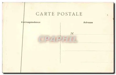 Saint-Senlis (Oise) - Katedra, strona południowa - B. F., Paryż — Rewers