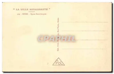 सेंट-जैक्स के चर्च — रेम्स — एडिटर पोली-डुले, रेम्स — पीछे