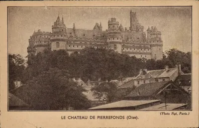 CPA Le chateau de Pierrefonds