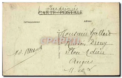Le Pouliguen (Loire-Inf.) — Falaise davanti alla Torre Rochereau — editore sconosciuto, n° 120 — Verso