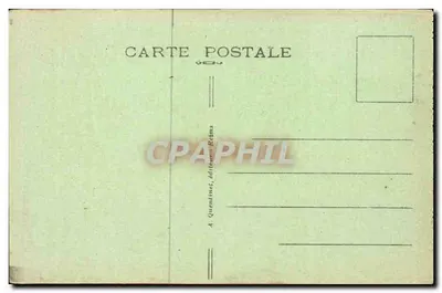 Reims - O Hotel de Ville, editor Quentinat, n° 130 — Verso