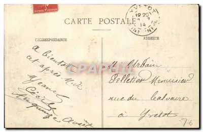 Dieppe - Ogólny widok - L'Avant-Port — A. Bettembos, nr 2437 — Rewers