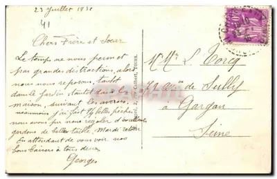 Montrichard — O Donjon e a igreja paroquial — A.P. — Verso