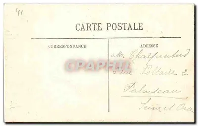 Chambord — Zamek w XVII wieku — L.I. — Rewers