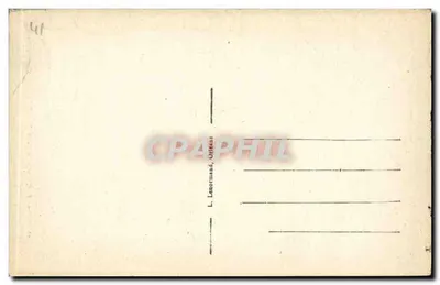 Zamek Cheverny (Loir-et-Cher) — Sala Strażników, kominek zdobiony kartalidami i drewnianymi figurami — Obraz Jean Mosnlera — Rewers