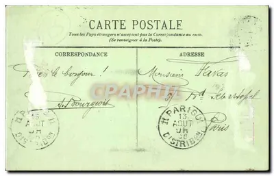 Le Tréport — Kasyno i nabrzeże — LL. n°43 — Rewers