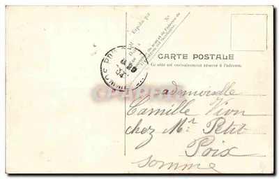 Le Tréport — O cais François Ier — V.P. Paris No. 19 — Verso