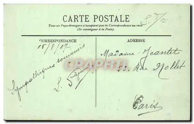 Le Tréport — Plaża — LL. n° 372 — Rewers