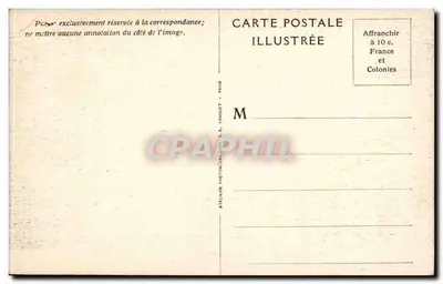 Autel de St-Vincent-de-Paul — Basilique du Sacré-Cœur de Montmartre — V.N. N° 46 — Verso