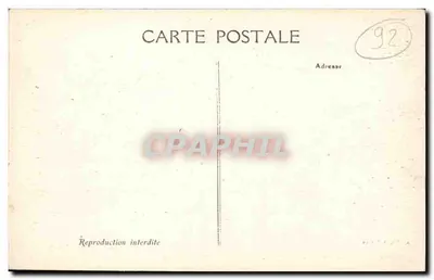 Escola Normal Superior de Sèvres — Uma trilha do Parque (lado Leste) — A. Gimet & M. Pottin, Levavollé-Paris — Verso