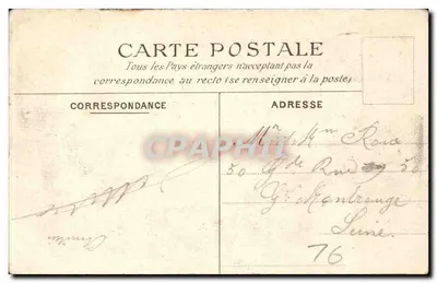 Le Tréport — Vista tirada da doca — BOURDELLOT, Editor — Verso