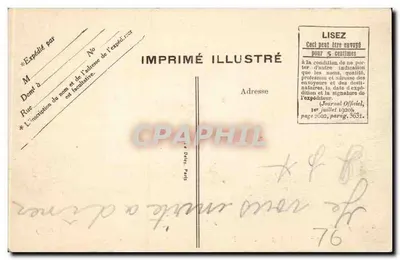 Le Havre — Place Gambetta — G. F., Le Havre, n° 57 — Verso