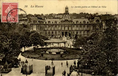 Le Havre — O Jardim Público e o Hotel de Ville — Rieul, Le Havre, n°38