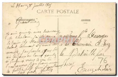 Nice-Havrais - Avenida Désiré-Dehors — C.V. 2531 — Verso
