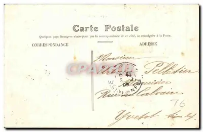 Le Havre — Abpia Graville — Wydawca nieznany, numer serii nie widoczny — Rewers