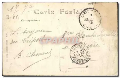 Le Tréport — Il Porto e la Chiesa di San Giacomo — ND. Fot. — Verso