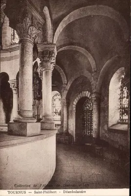 Tournus — Santo Filiberto — Déambulatório — Coleção da Abadia de Tournus n° 125