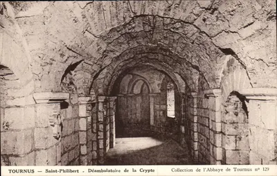 Tournus — Saint-Philibert — DÉAMBULATOIRE DE LA CRYPTÉ — Coleção da Abadia de Tournus n° 129
