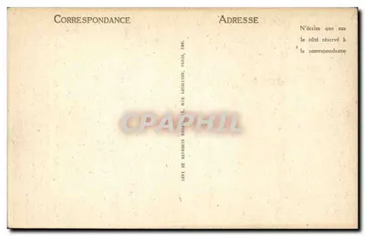 AUXERRE — Wieża zegarowa — Notatki J. D. — Rewers