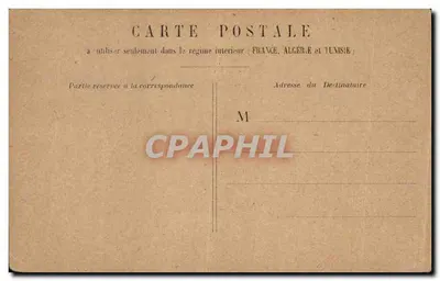 PARIS - As Buttes-Chaumont — vista do parque com passeio e lago — editor não identificado — Verso