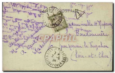 Orléans — El Teatro y la Catedral — Edición H.C. n°680 — Reverso
