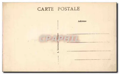 Orléans — La Place du Martrol — uitgever L. Lenormand — Achterkant