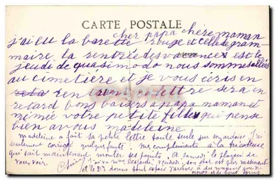 Orléans — Estátua de Joana d'Arc por Foyatier — n° 357 — Verso
