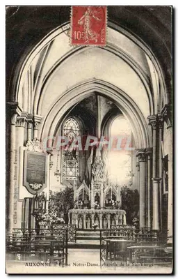 Auxonne - Igreja Nossa Senhora, capela da Santa Virgem — cliché Bick, Dijon, Edição Ferrand