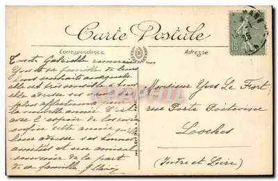 Arcachon — Kasyno widziane z Nowej Przystani — LL — Rewers