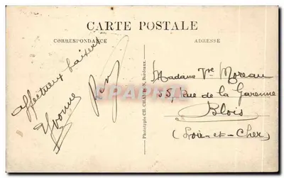 Arcachon — Płyta promenady — C.B. n°52 — Rewers