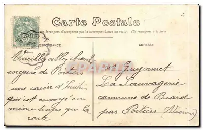 Arcachon — Regaty — Zbiór V. Paure — Rewers