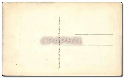 Arcachon-Le Moulleau (Gironde) — Brzeg basenu w Abatilles — La Corniche — M. D. — Rewers