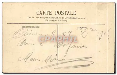 Arcachon - Côte d'Argent - Kąt miasta zimowego - BR - 529 — Rewers