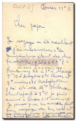 Arcachon — Bulwar Promenady — Widok wykonany z Placu Thiers — n° 2882 — Rewers